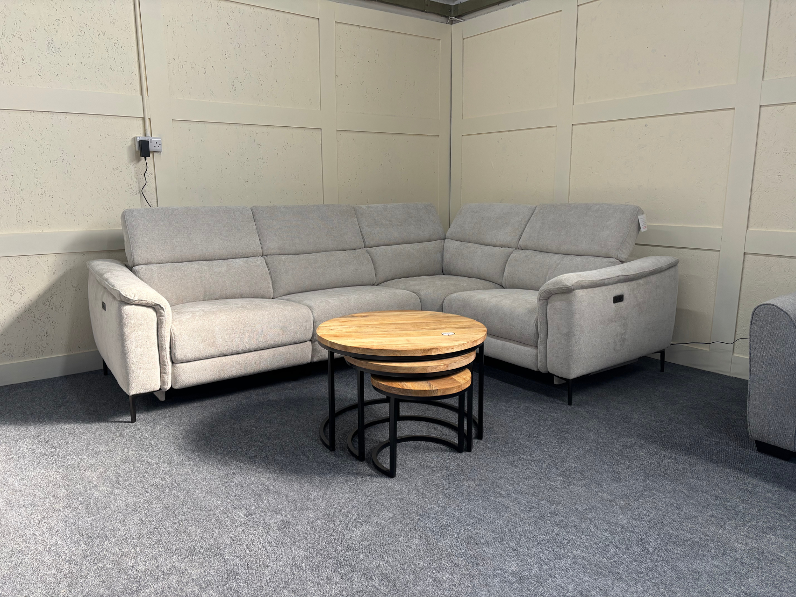 Monaco Power Reclining Modular Corner Sofa - Sofa Easy