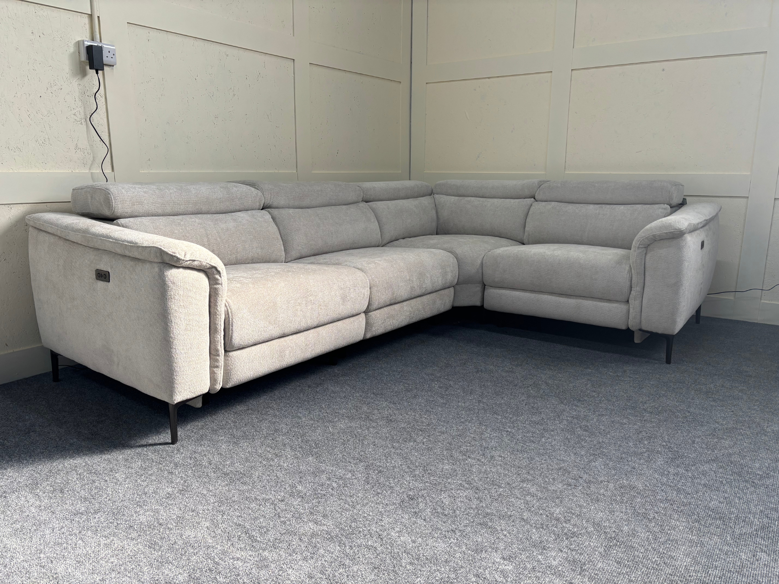 Monaco Power Reclining Modular Corner Sofa - Sofa Easy
