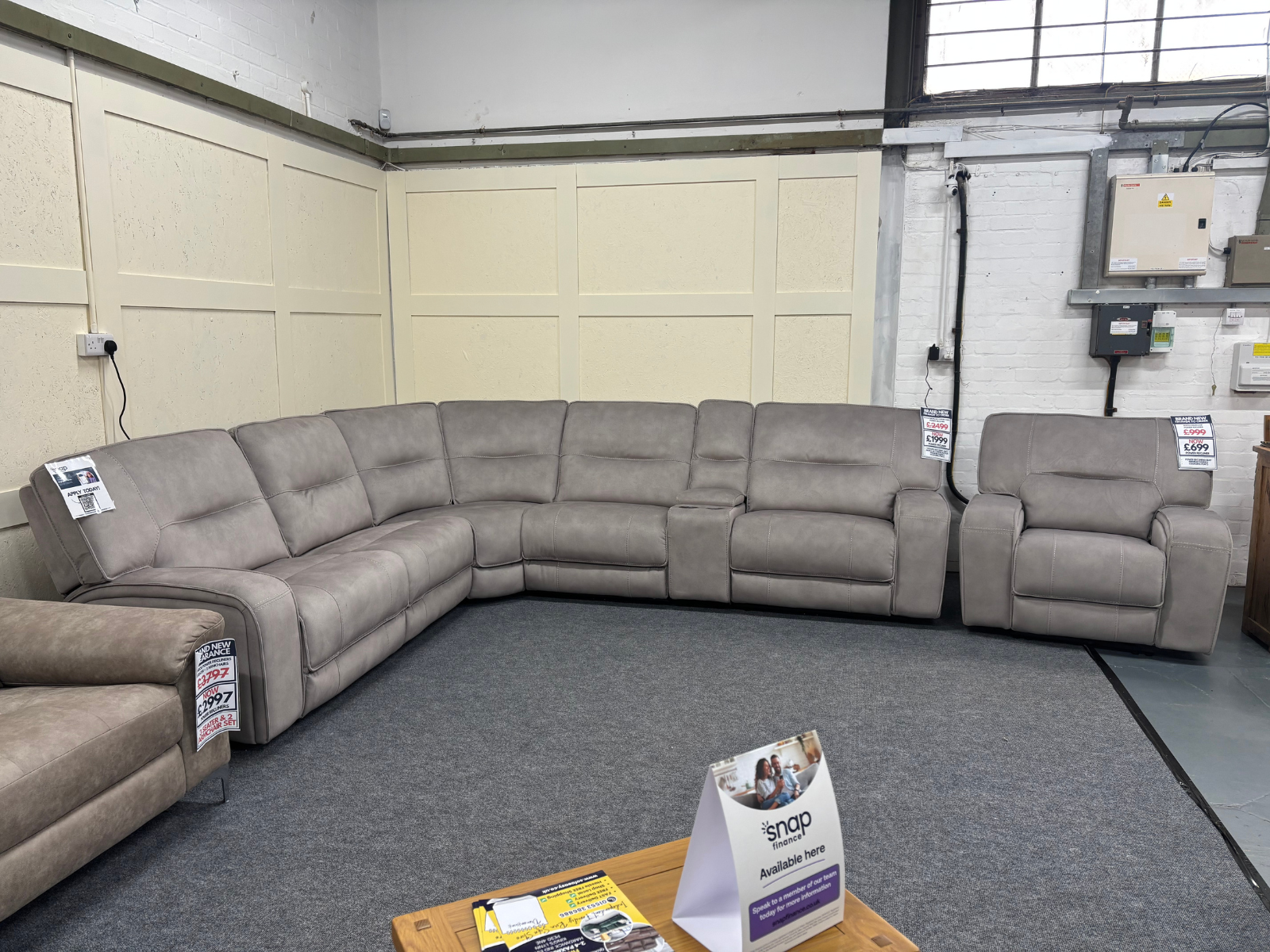 The Rocco power reclining corner sofa & Armchair - Sofa Easy