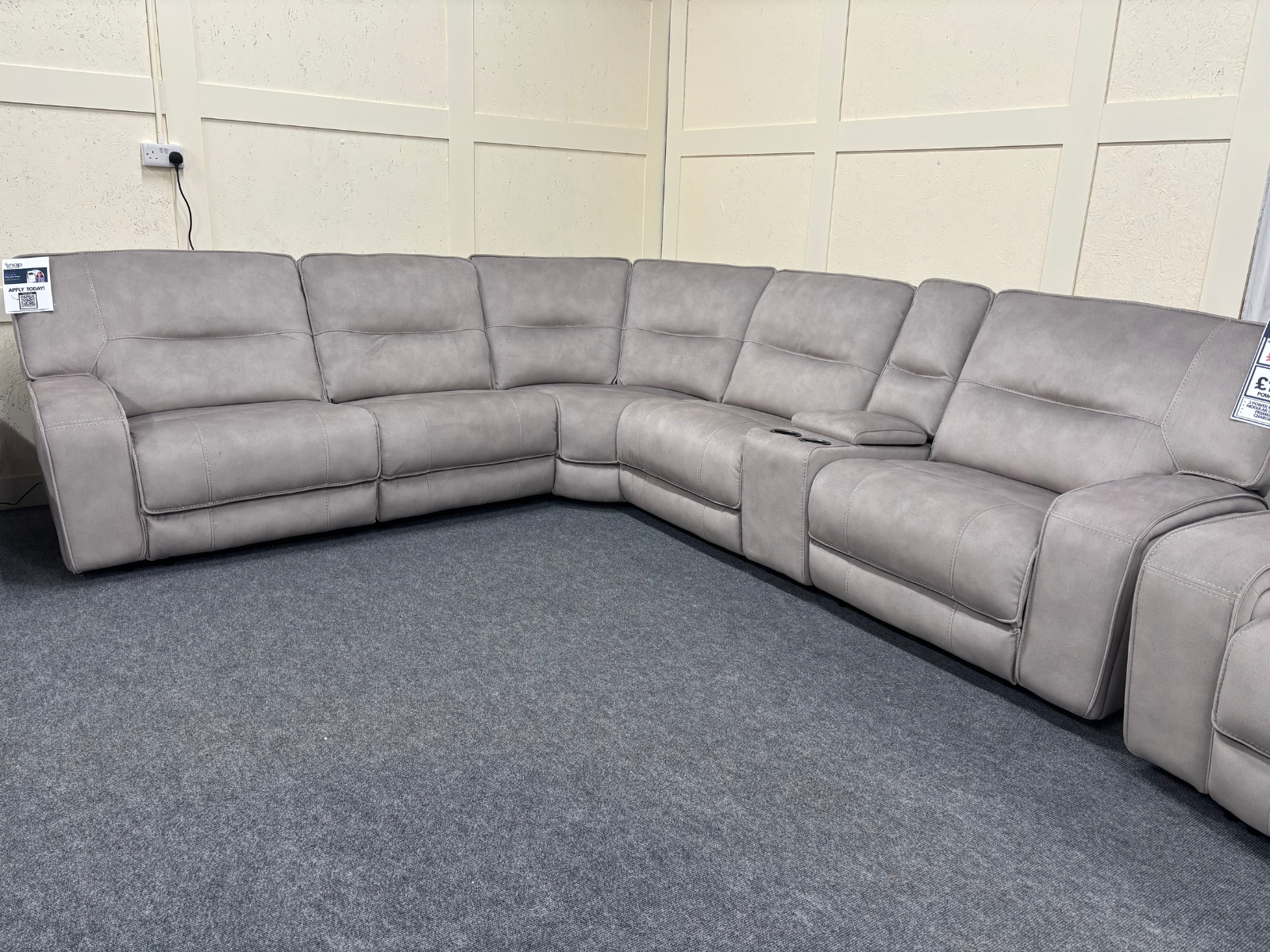 The Rocco power reclining corner sofa & Armchair - Sofa Easy