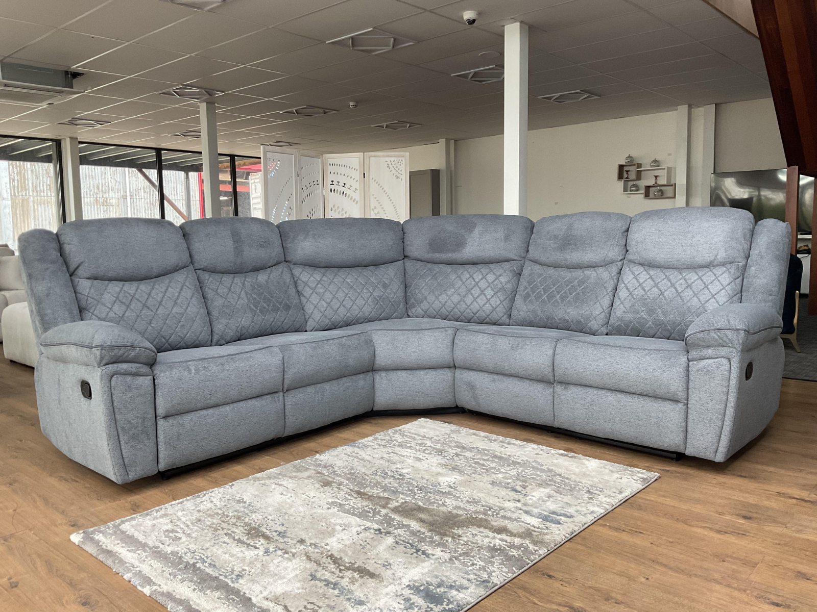 Myra Fabric Reclining Corner Sofa - Sofa Easy