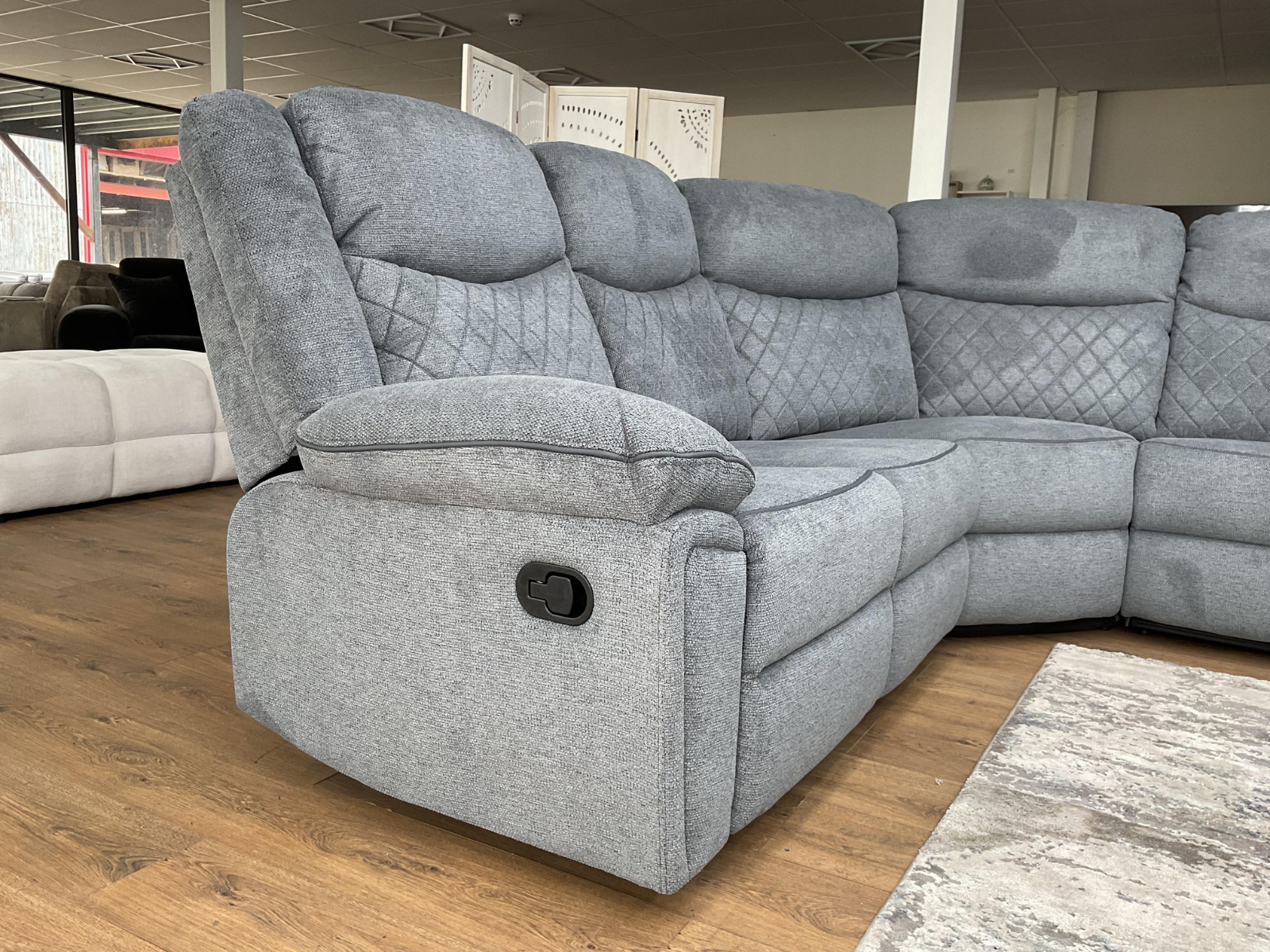 Myra Fabric Reclining Corner Sofa - Sofa Easy