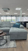 Load and play video in Gallery viewer, Alaya Sofabed Grey U Shape Corner