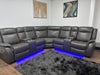New - Nitro Electric Reclining Leather aire Sofa with LED lights - Sofa Easy