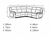 Linden Electric Reclining Corner Sofa - Sofa Easy