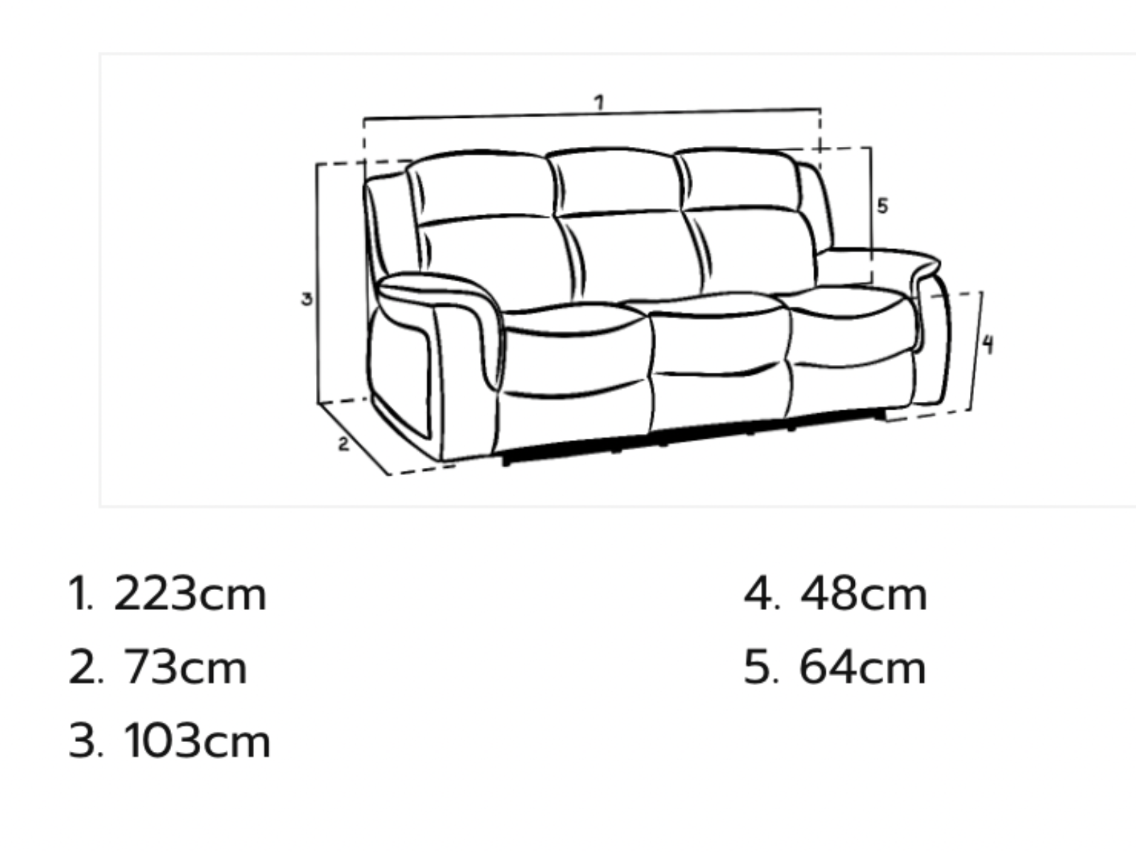 Linden Power Reclining Collection - Sofa Easy