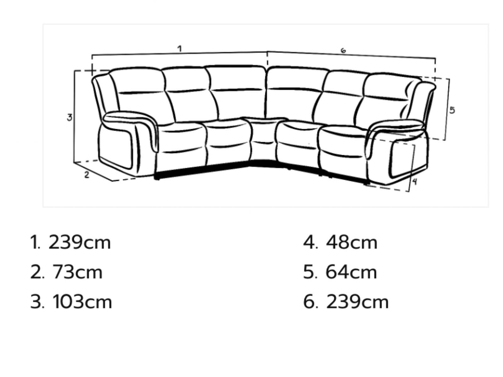 Linden Power Reclining Collection - Sofa Easy