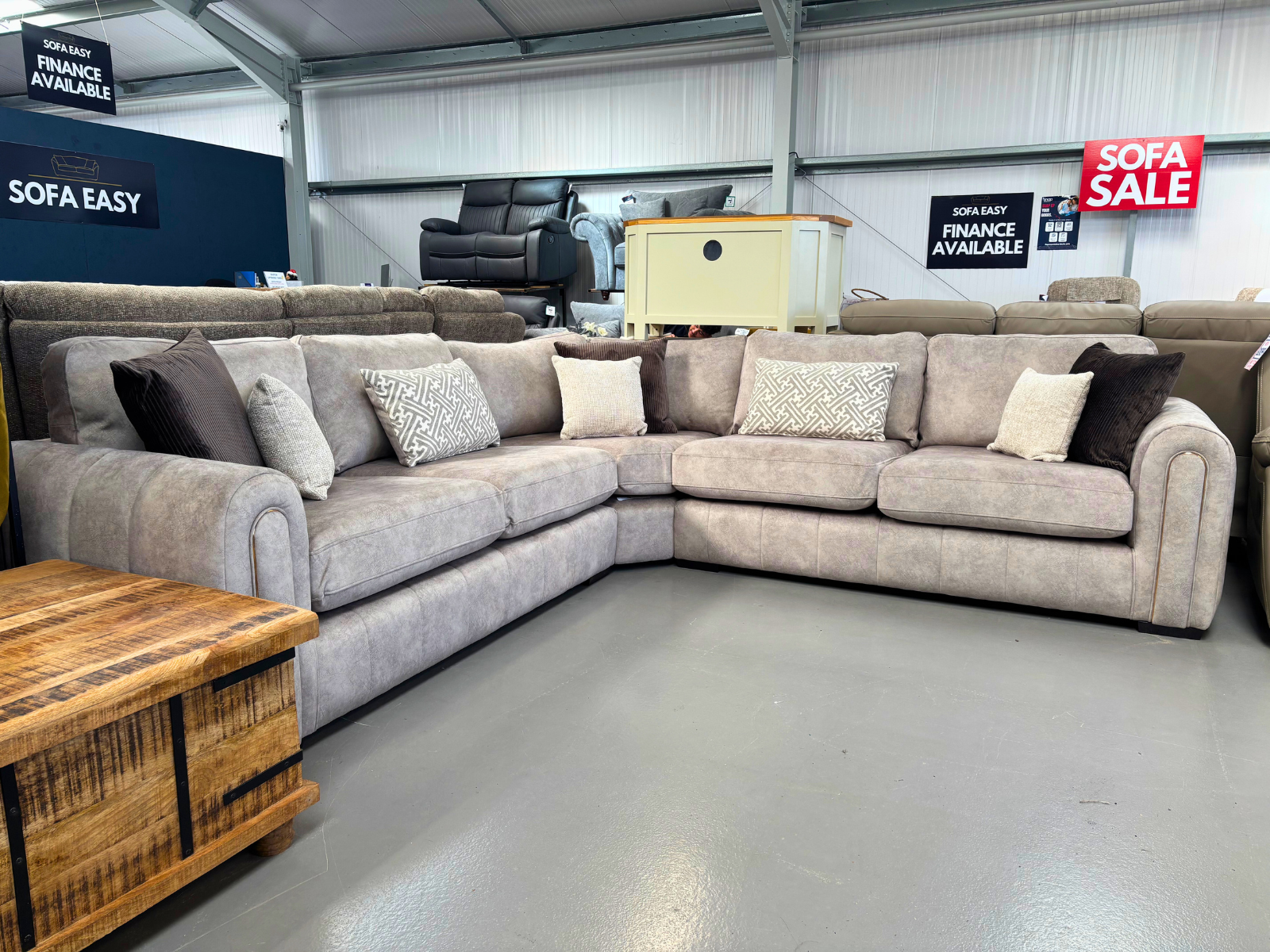 New Taurus Large Corner Sofa - Sofa Easy