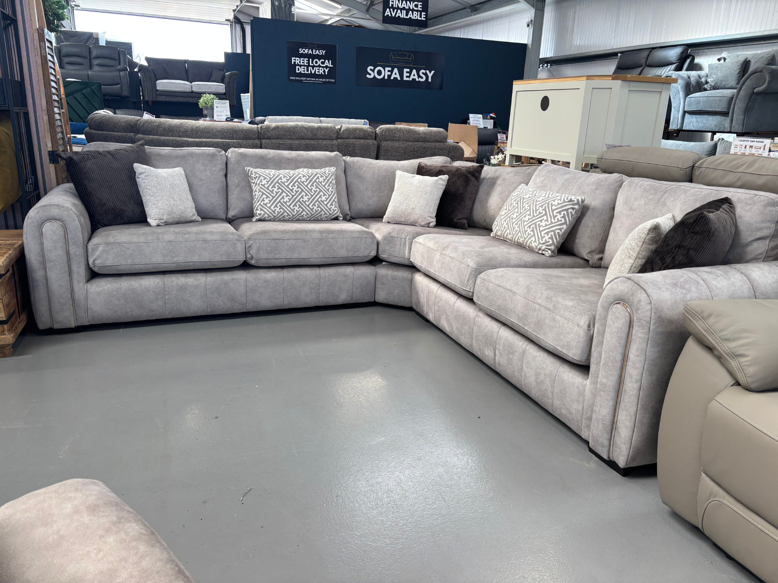 New Taurus Large Corner Sofa - Sofa Easy