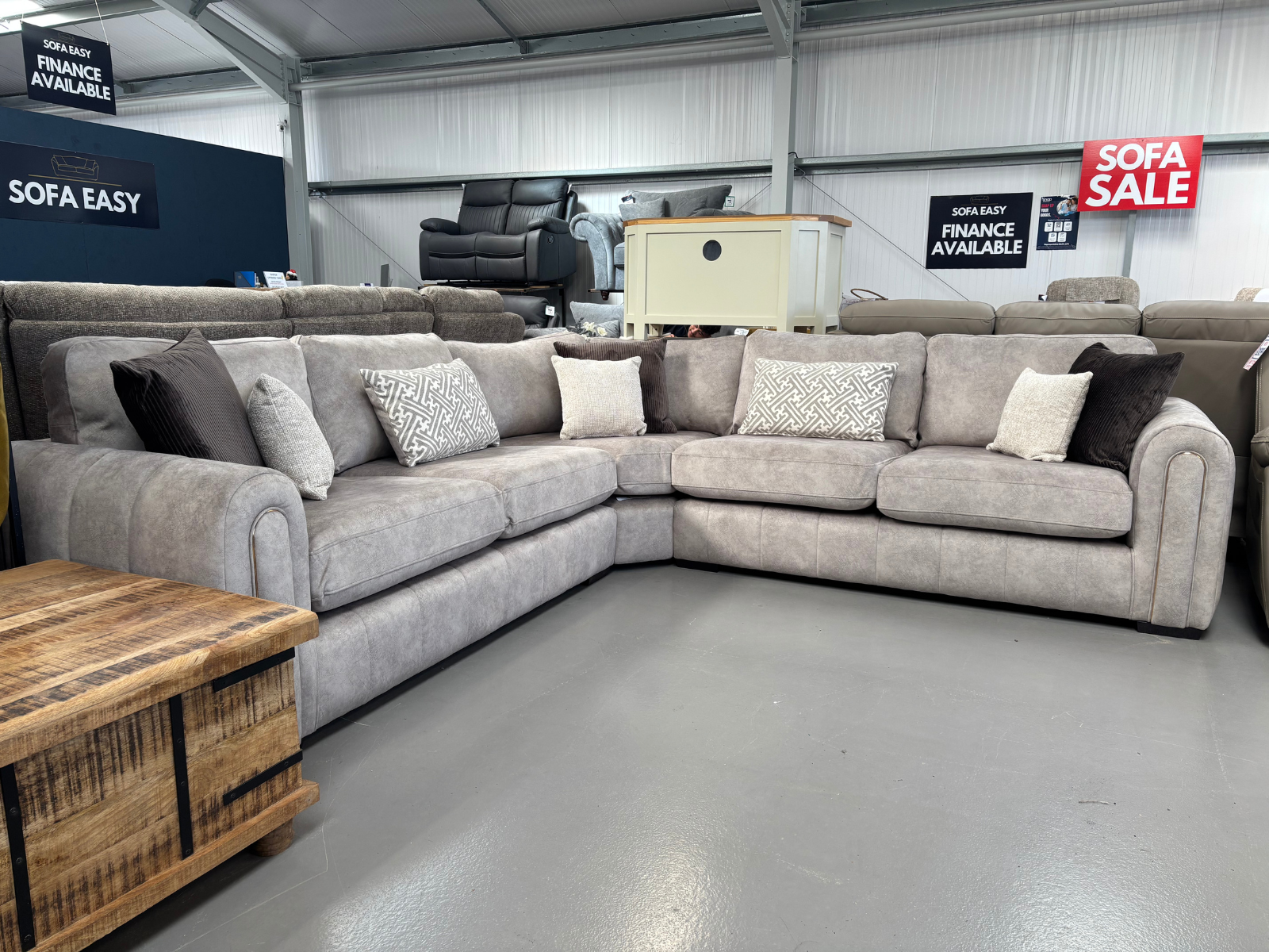 New Taurus Large Corner Sofa - Sofa Easy