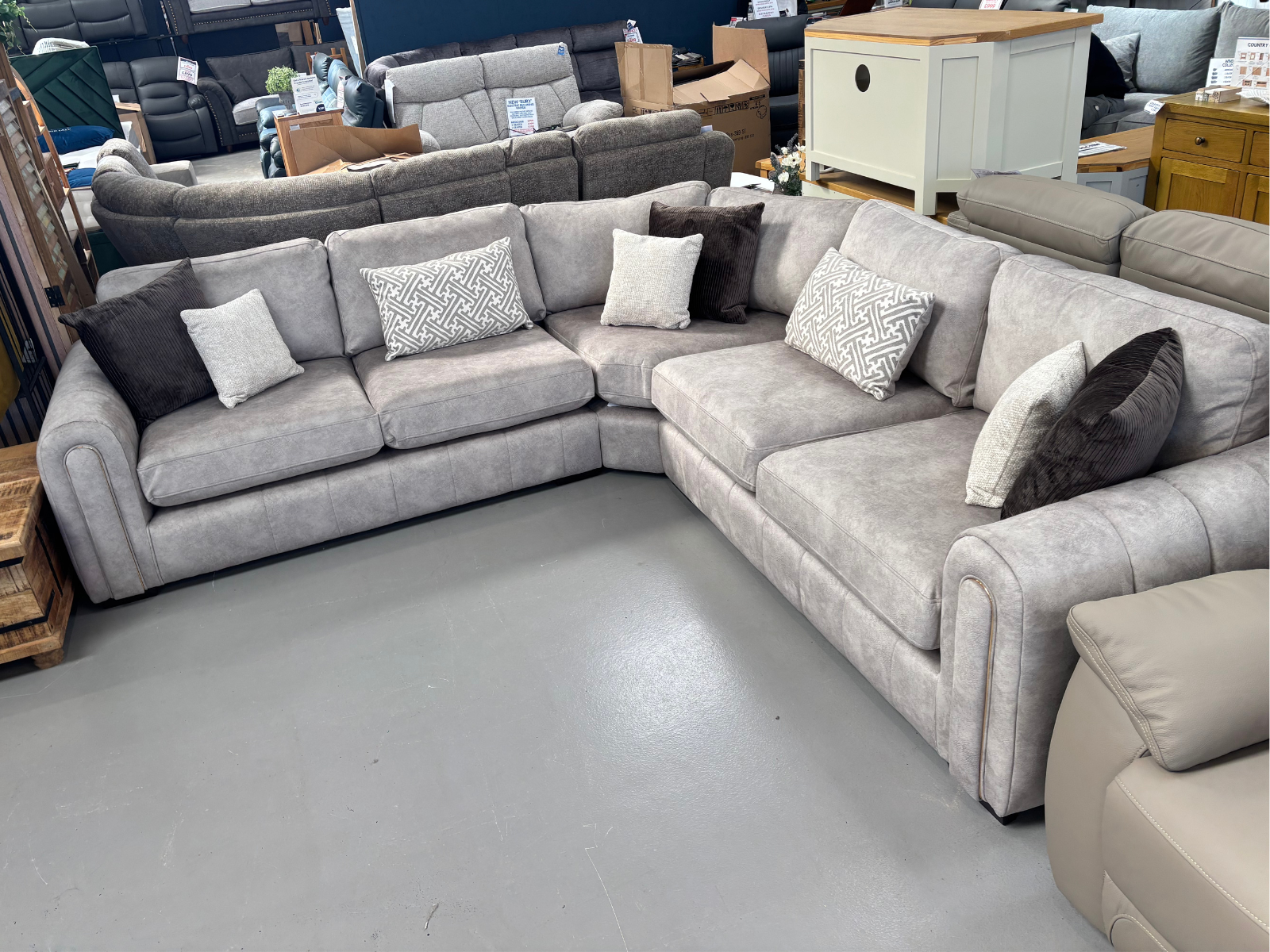 New Taurus Large Corner Sofa - Sofa Easy